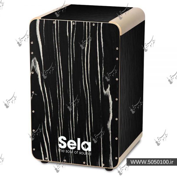 SELA SE024 WAVE BLACK MAKASSAR CAJON | کاخن سلا